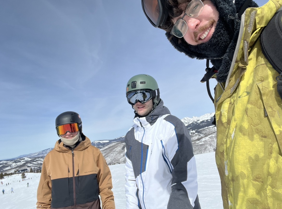 A day skiing with friends
