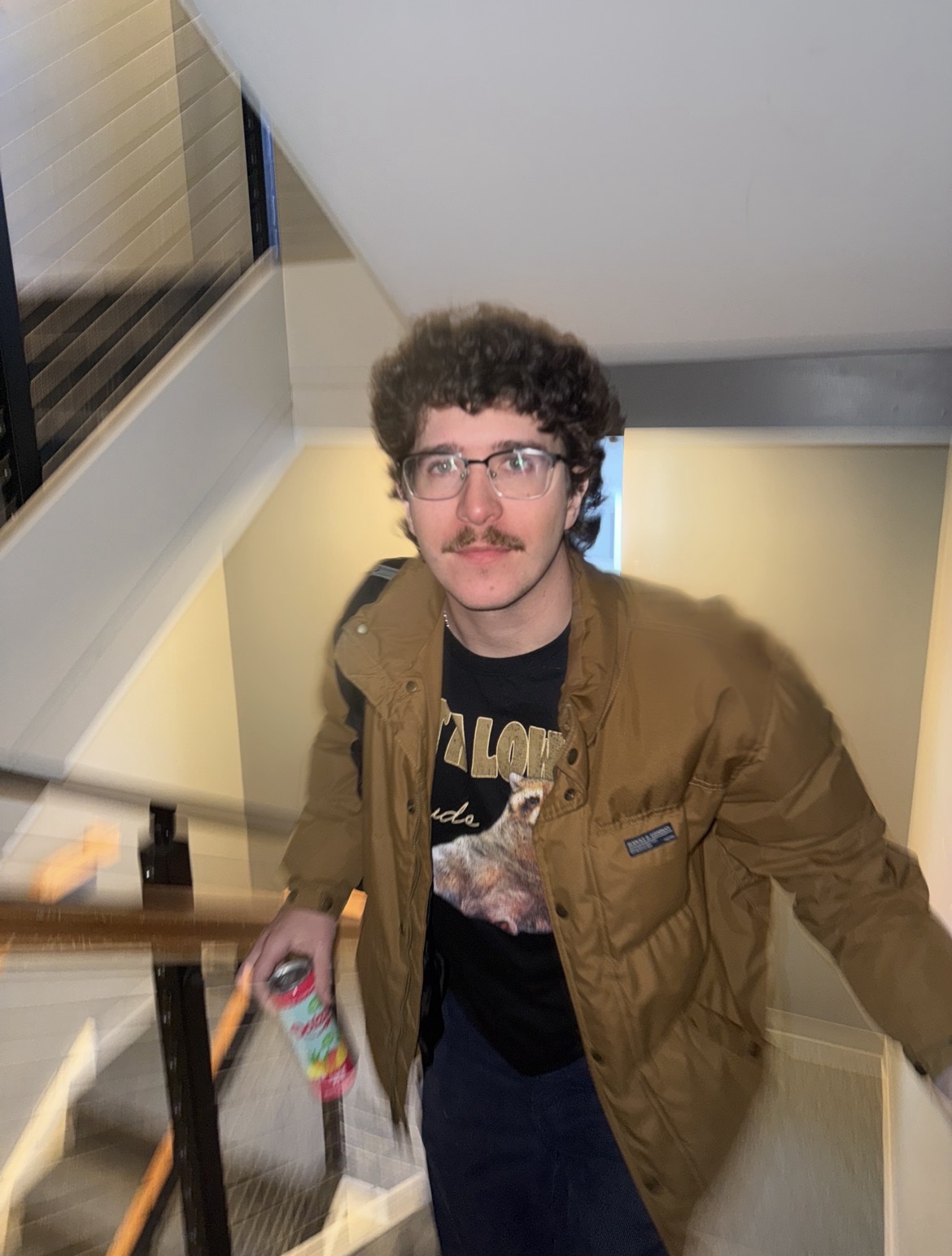 Portrait in a stairwell